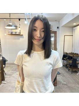 【wion 森下】オリーブグレージュ×髪質改善スタンダードTR