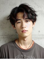 アンドレイ 表参道(andrey) MEN’S HAIR/サーフカール/刈り上げセンターパート/表参道