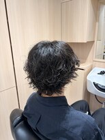 リバティシェアバーバー 銀座(LIBERTY SHARE BARBER)&nbsp;前上がり×緩めスパイラルパーマ