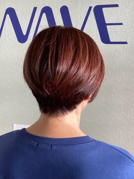 ウエーブ グラデーションカット