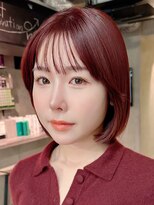ルート 南堀江(route)&nbsp;まとまる内巻きボブ＆髪質改善カラー