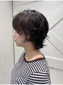 ショートレイヤーパーマ！横ばいレディースパーマ