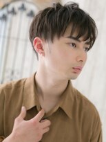 メンズヘア ビーセカンド 草加店(MENS HAIR B-2)&nbsp;20代30代ダークアッシュ刈り上げ束感ツーブロックマッシュW草加