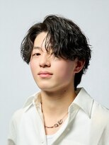 ルースト 南堀江店(ROOST) 刈り上げセンターパート/波巻きツイストスパイラル/南堀江
