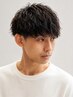 【メンズ限定】メンズデザインカット+ツイストスパイラルパーマ ￥11000