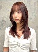 韓国レイヤー×レッドブラウン