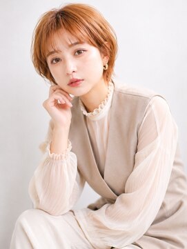 ソレア(SOLEA) 20代30代40代50代髪質改善ミルクブラウンナチュラルショート
