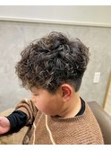 サーフカールおしゃれキッズ波巻き風パーマ