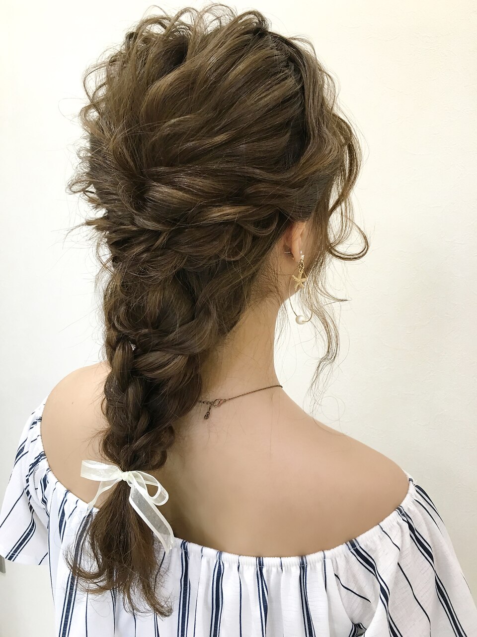 くるりんぱ くるりんぱ×三つ編みアレンジ：L002710153｜クラウン ヘアー(CLOWN