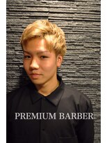 プレミアムバーバー 赤坂店(PREMIUM BARBER produce by HIRO GINZA)&nbsp;ツーブロ ボーリュームパーマスタイル＜理容室＞＜赤坂＞