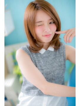 ミック 日暮里店(miq) きれいカラーで☆大人モードセミディ