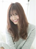 【林　飛夕也】ゆるふわパーマの愛されロング♪