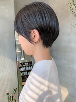 テトヘアー(teto hair)&nbsp;マッシュショート、前下がりショート、丸みショート、ネイビー
