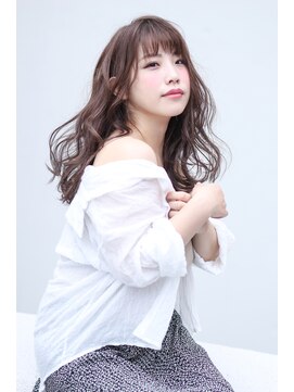 イロドリ ヘアーデザイン(IRODORI hair design) IRODORI　ゆるふわ可愛い♪セミロング　［西尾一寛］