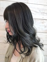 ベルクープス 天王寺店(Belle Coupes)&nbsp;【ベルクープス天王寺】垣谷千佳　カーキグレーバレイヤージュ