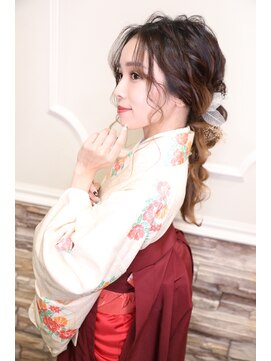 セットサロンエース(Set salon Ace) 卒業式　袴　編みおろしヘア★