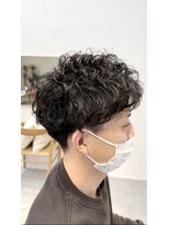 ムク(mUku)&nbsp;ツーブロックマッシュ黒髪