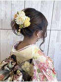 ヘアセット　成人式/卒業式