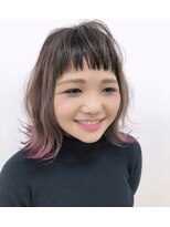 モアナ バイ ヘッドライト 二俣川店(Moana by HEADLIGHT)&nbsp;Moana#インナーカラー#裾カラー#オン眉ボブ