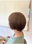 ショートボブ　ミルクティーベージュ　【Rold cheri 金森】