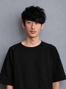 ヘアーズ ベリー 長住店(hairs BERRY) BERRY＿パーマ＿ニュアンスマッシュ＿かき上げ＿10代20代30代