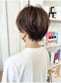 福山市美容室Caary お首スッキリ夏にピッタリショートスタイル