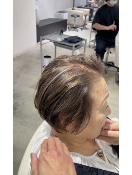 サルファ ヘアデザイン 名古屋 丸の内(S.ALPHA HAIR DESIGN) 白髪ぼかしハイライト