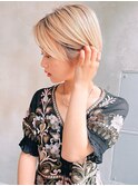【ROJITHA表参道原宿】ミニボブ×パールベージュ