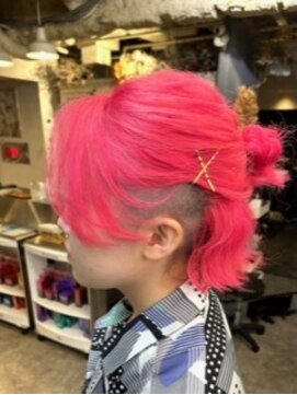 ヘアスタジオニコ(hair studio nico...) neon pink