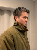 メンズダークアッシュクロップ