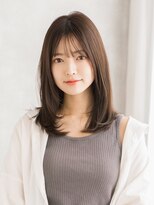 トッカ 所沢(tocca) シースルーバング×ナチュラルミディ×耳掛け