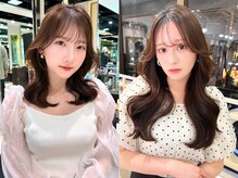 髪質改善×ブリーチなし透明感カラーでトレンドヘア [ブリーチなしダブルカラー/髪質改善/縮毛矯正/原宿]