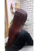 Cherry red（艶髪縮毛矯正/髪質改善/TOKIOトリートメント)