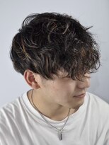 ヒロ銀座 バーバーショップ 札幌本店(HIRO GINZA BARBER SHOP)&nbsp;メンズショートビジネスツーブロックセンターパートフェード