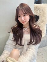 フェブ(fev)&nbsp;［fev_otoha］chocolate brown＋layercut