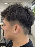 スパイキーショート/ジェットモヒカン/ショートバング/men's
