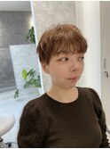 パーマ風ベリーショート