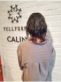 インナーカラー　ピンク