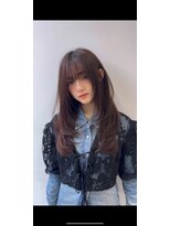 アマトウキョウ アユンチェ(AMA TOKYO×AYUNCHE)&nbsp;韓国ヘア　2wayバング  レイヤーカット くびれヘア  顔周り