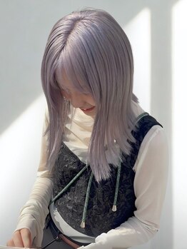 ローレンアンドパレード 並木坂店(Lauren&Parade)の写真/【リピーター様多数】ケアブリーチを使用したダメージレスなハイトーンカラーが人気の上通/並木坂美容院
