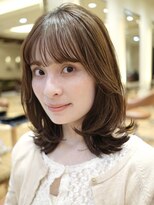 ビュートリアム265(BEAUTRIUM 265)&nbsp;◆小顔ミディアムレイヤーカット/ひし形くびれレイヤー/ブラウン