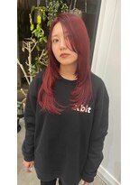 ウキ(uki) レッド レイヤーカット トリートメント