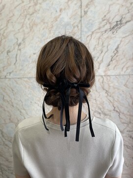 ヘアコレクション アンジュ(Hair collection Unge) 結婚式列席ヘアセット