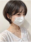 20代30代40代◎シースルーバングひし形ショートイメチェン夏ヘア