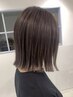 【透明感×ツヤ髪】カット＋透明感カラー＋バイカルテトリートメント/一宮