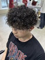 フィフス 大分(fifth)&nbsp;大分メンズツーブロック刈り上げ重めマッシュプードルパーマ