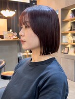 ロンド 表参道店(Lond)&nbsp;暗めカラー/ボブ/顔周り/レイヤー/髪質改善/縮毛矯正/表参道