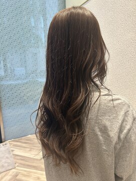 アース 銀座店(HAIR&MAKE EARTH) 【30代,40代】艶カラーゆるふわ仕上げ