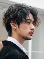 レタッチ バイ フィフス 銀座(RETOUCH by fifth)&nbsp;銀座シャドウパーマセンタパートマッシュメンズパーマ