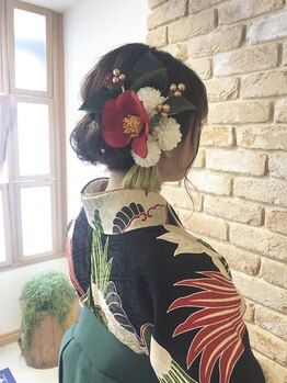 【卒業式】カワイイも綺麗もヘアセットなら“BITOBA”にお任ください＊特別な日のヘアセット&着付け承り中!